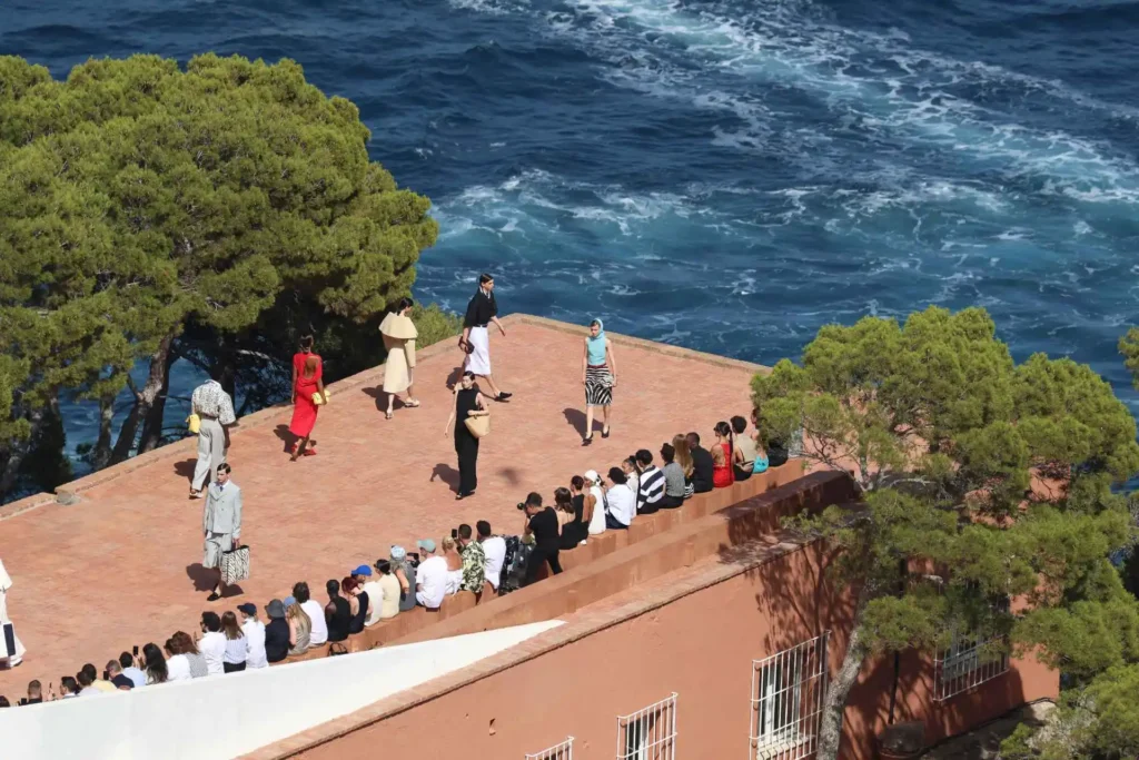 Jacquemus Capri Villa Malaparte Sfilata