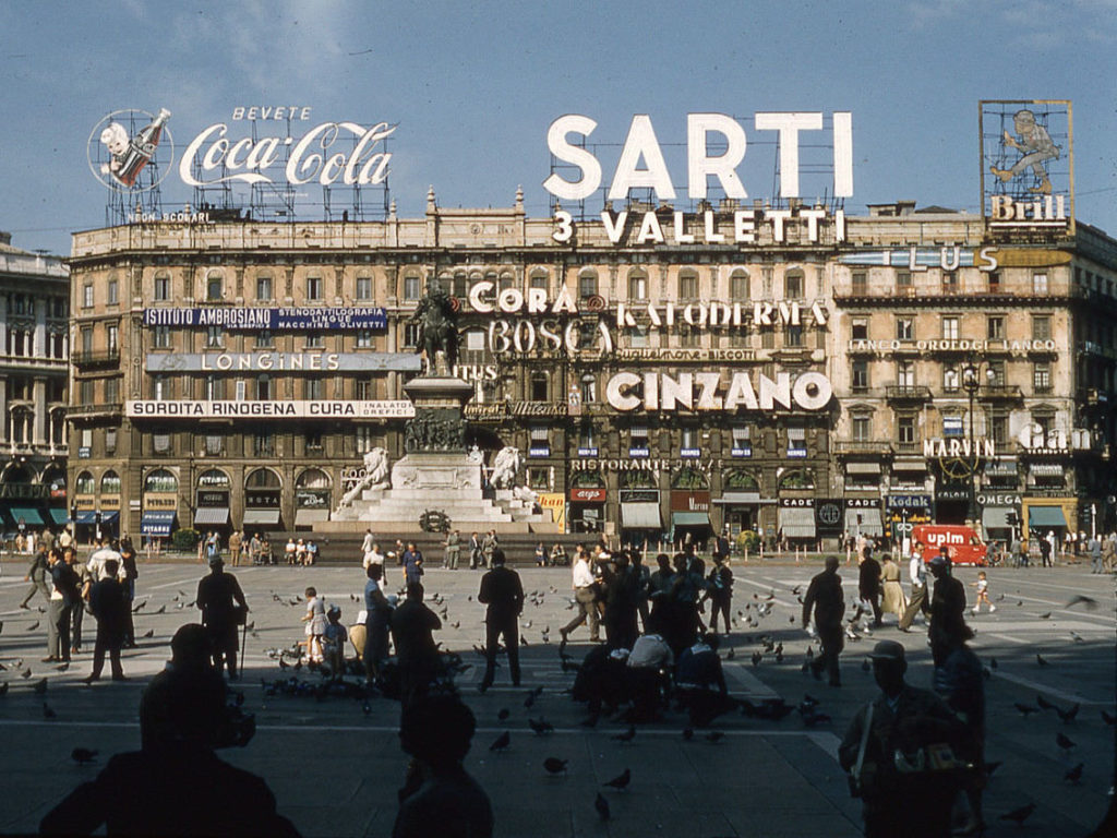 Palazzo Carminati nel 1973